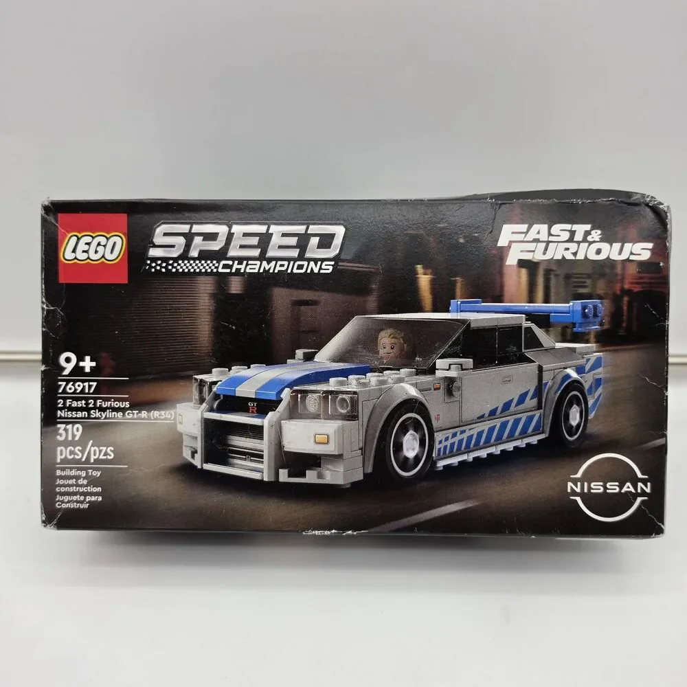 LEGO Speed Champions 76917 2 Fast 2 Furious Nissan Skyline GT-R (R34) 319pcs